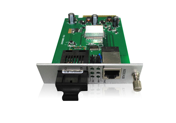 FX611GK卡式千兆1光1电光纤收发器