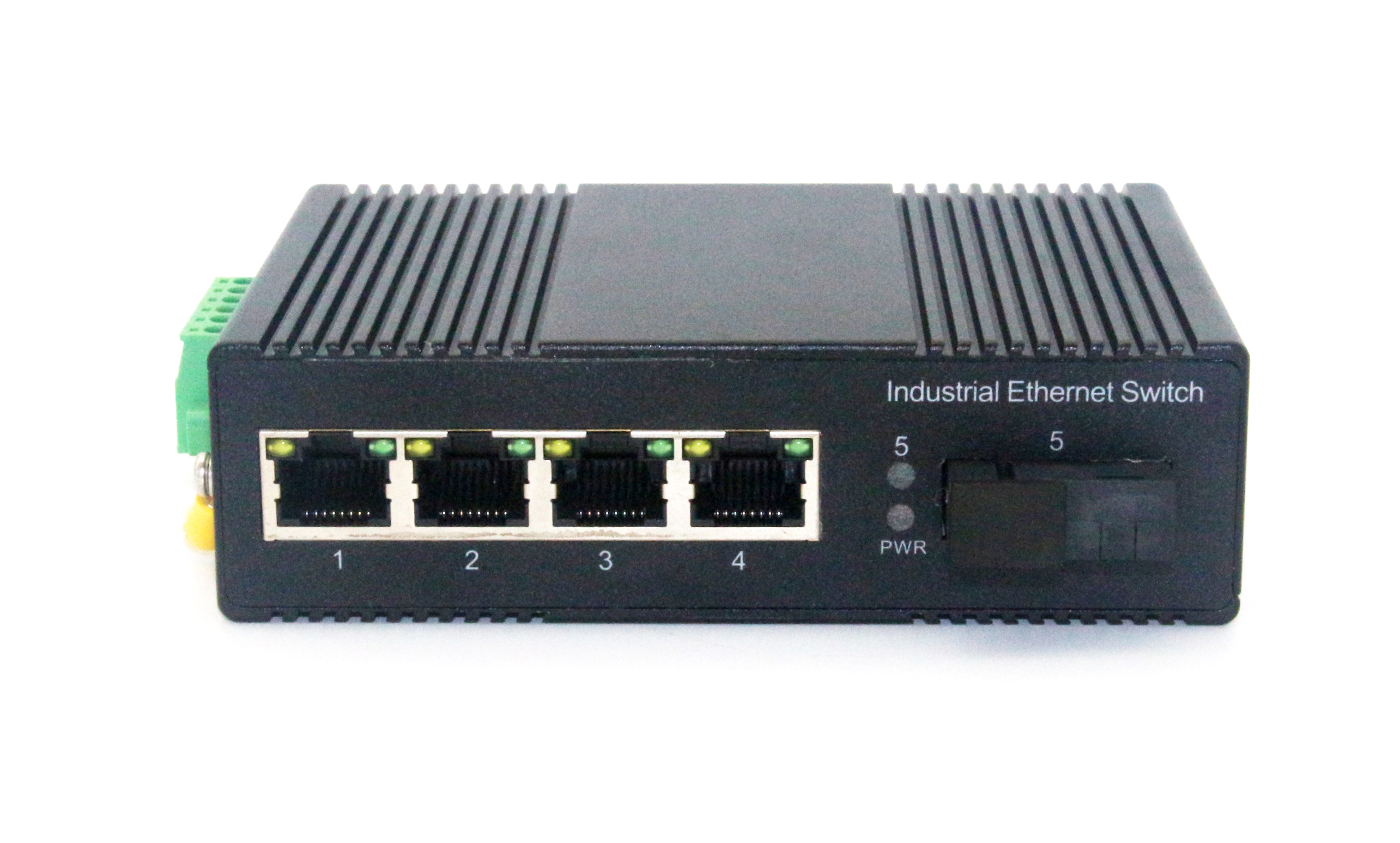 百兆1光4电工业级以太网交换机