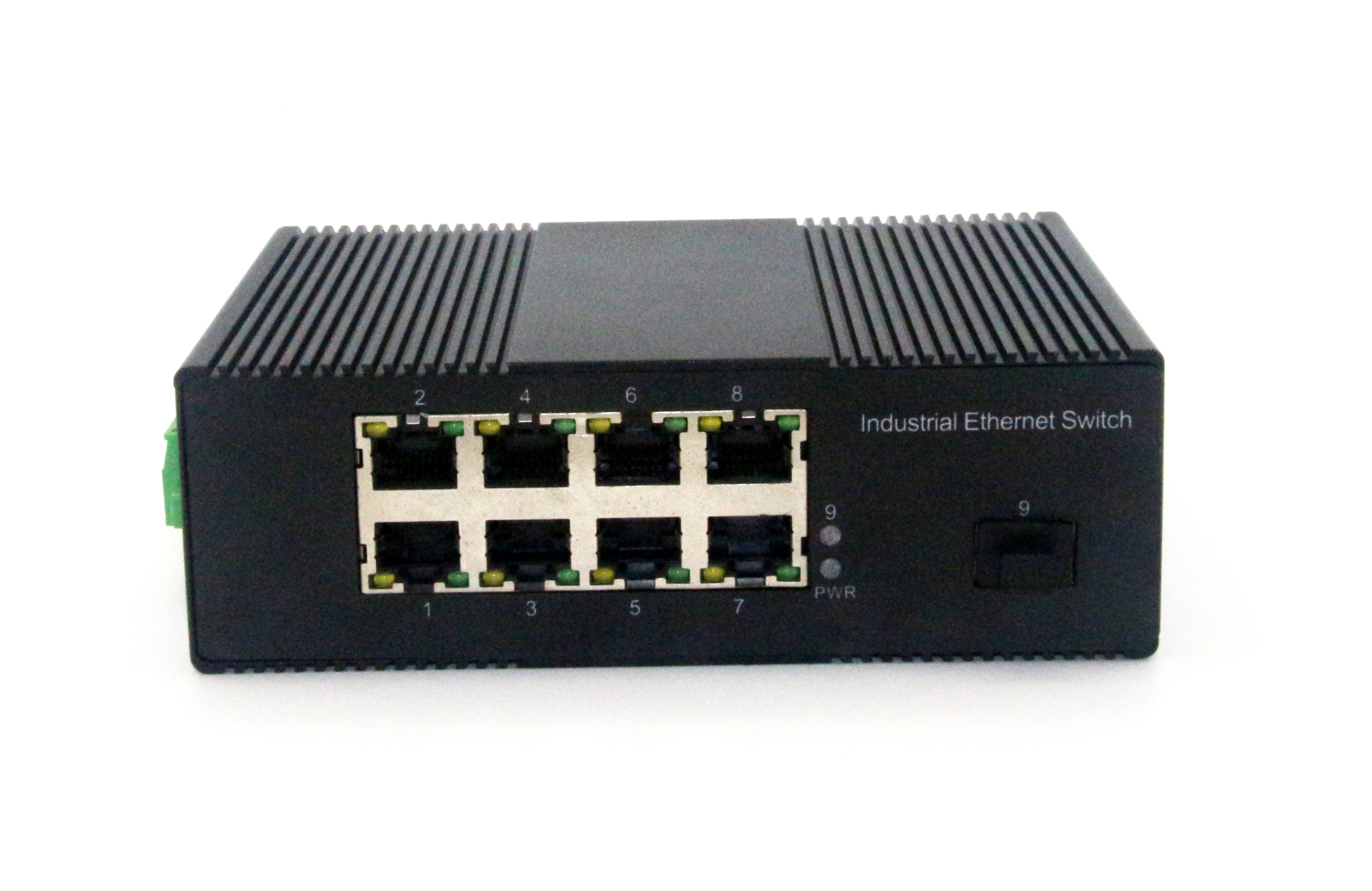 千兆1光8电工业级以太网交换机