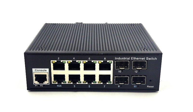 全千兆4光8电管理型工业交换机